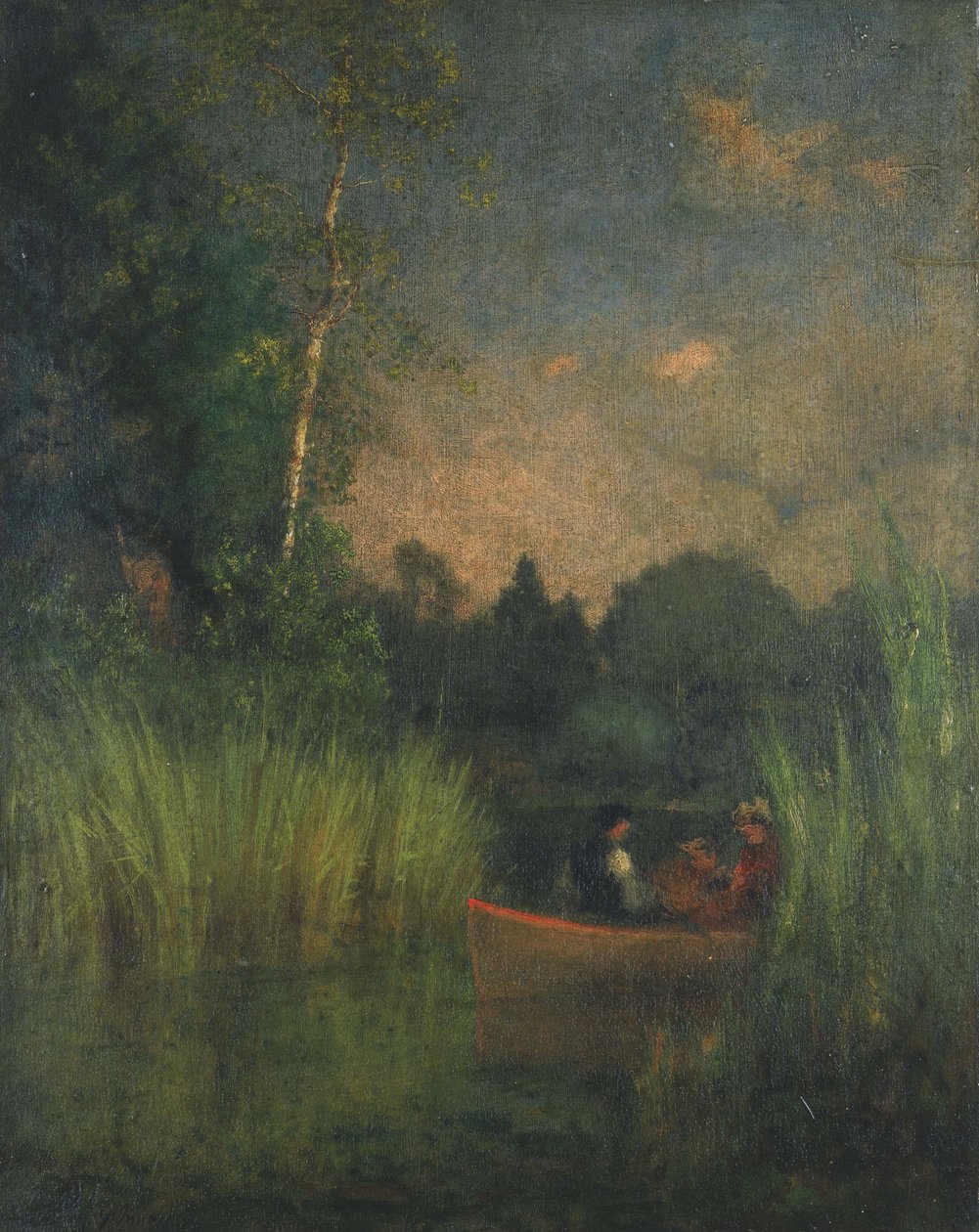 Crepuscolo nelle canne (Alexandria Bay) da George Inness