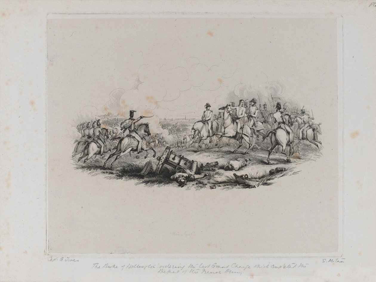 La memorabile battaglia di Waterloo - Il Duca di Wellington ordina l