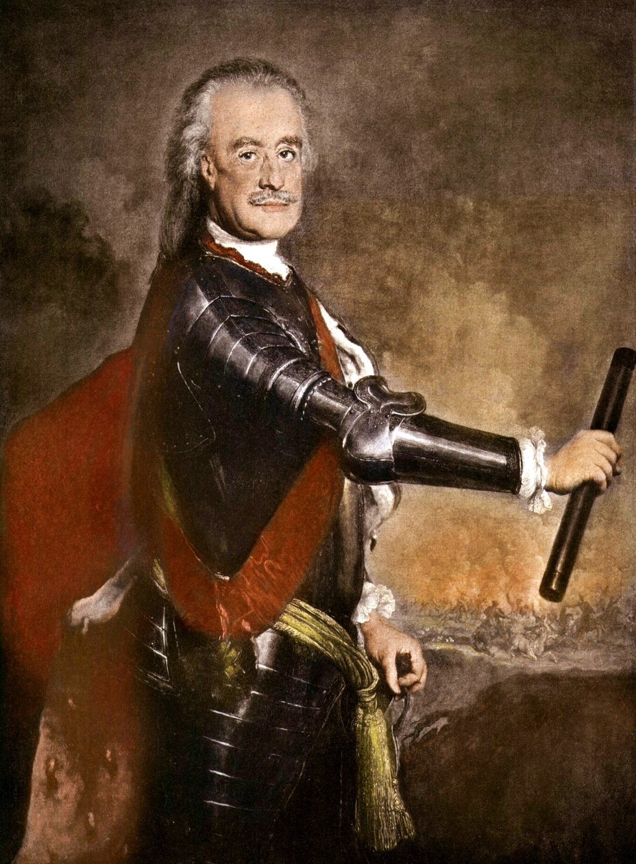 Leopoldo von Anhalt-Dessau da George Lisiewski