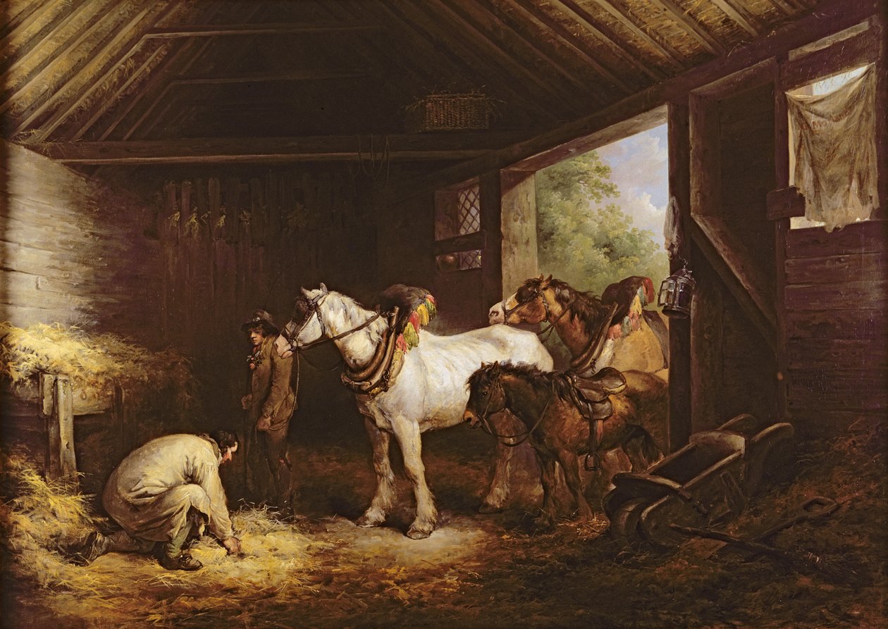 Dentro una stalla da George Morland