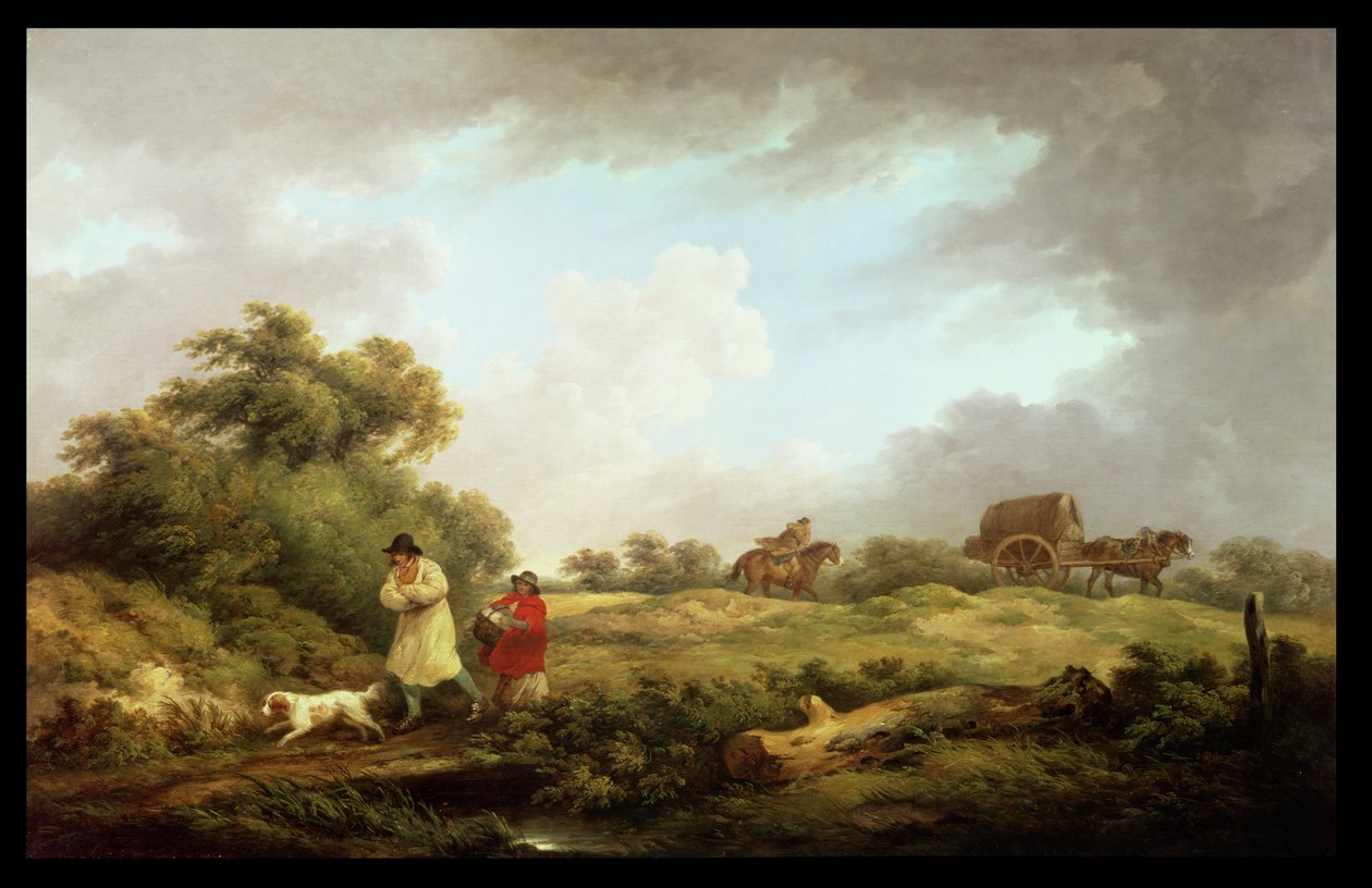 Giornata ventosa da George Morland