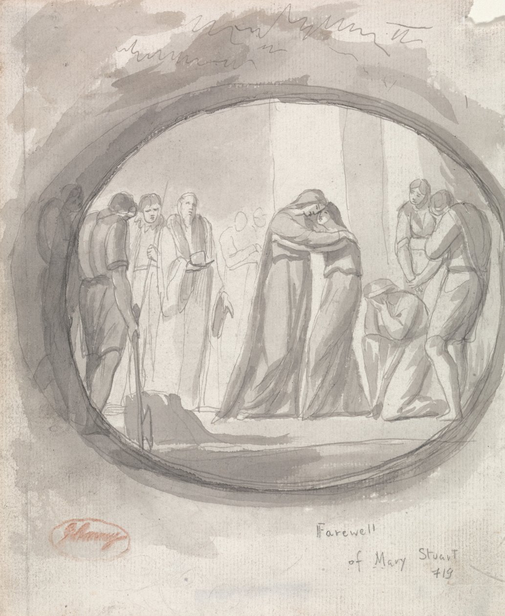 Addio di Maria Stuarda da George Romney