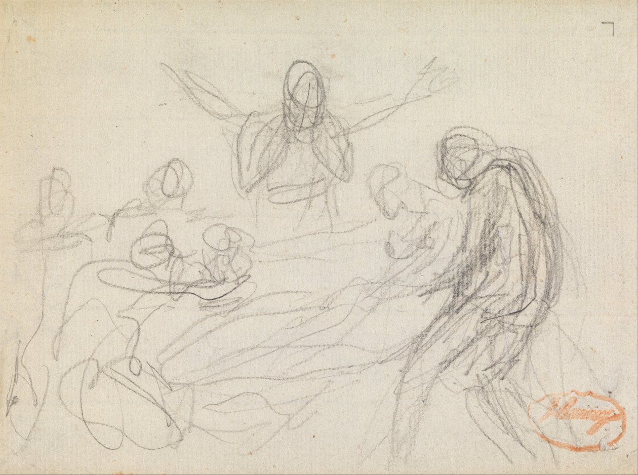 Studio di Composizione di Figure 11 da George Romney