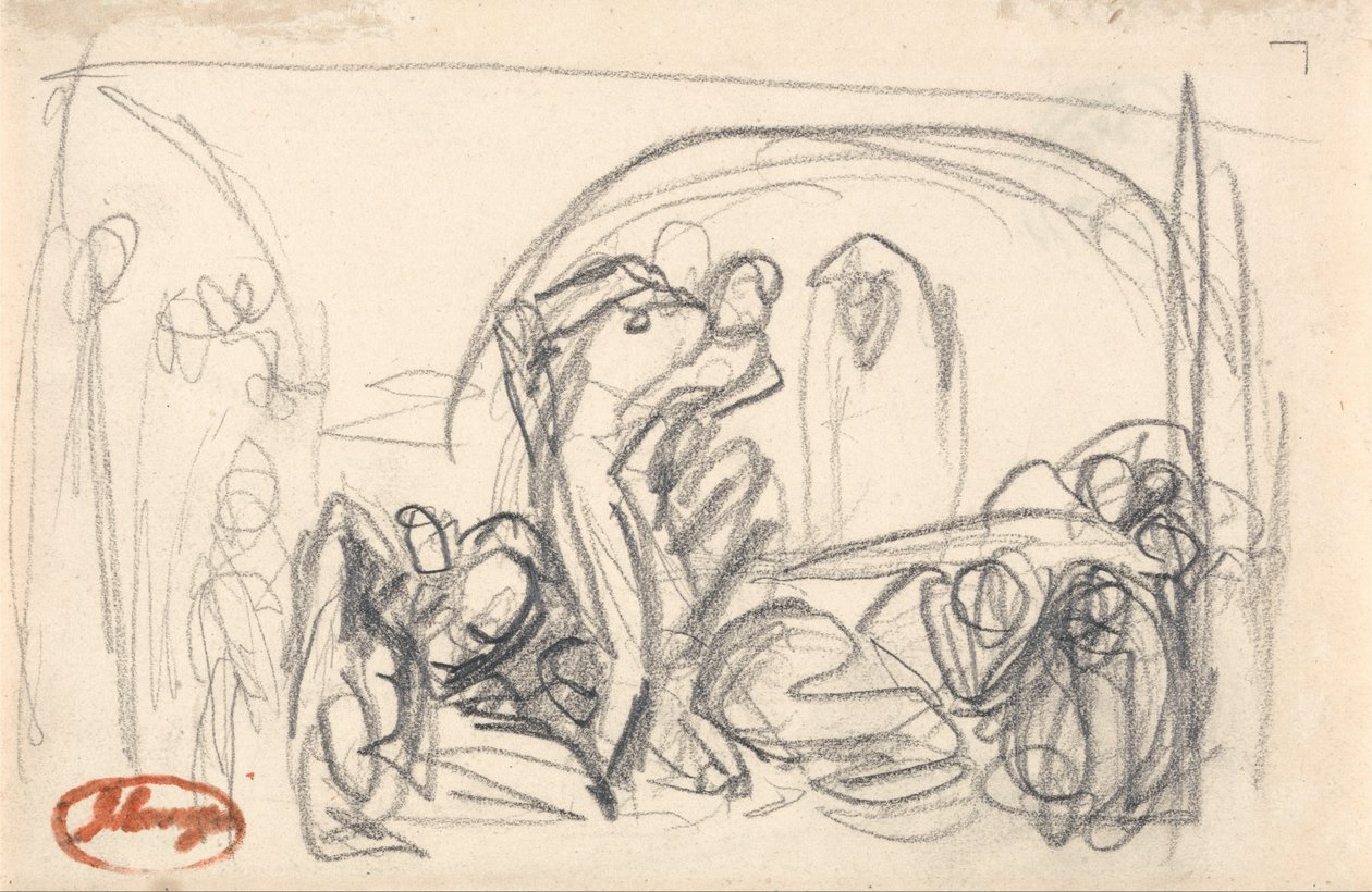 Howard in visita a una prigione da George Romney