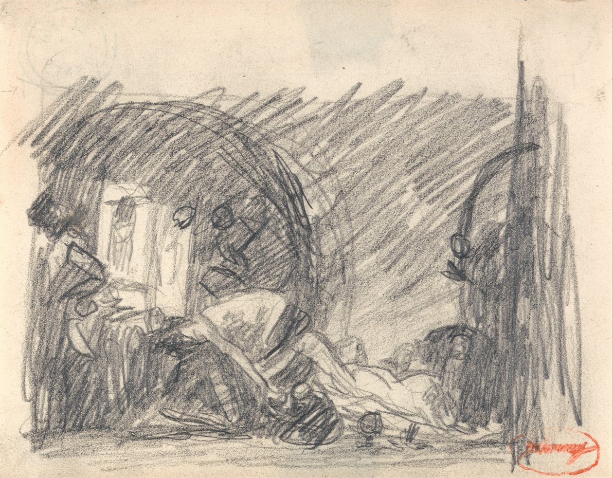 Howard in visita a una prigione da George Romney