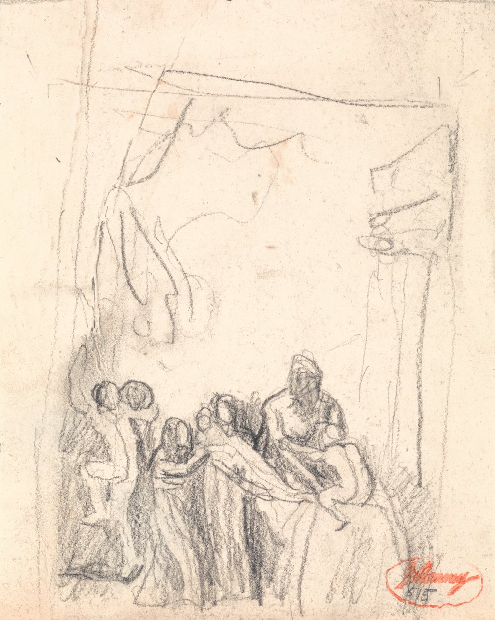 Madre e bambini da George Romney