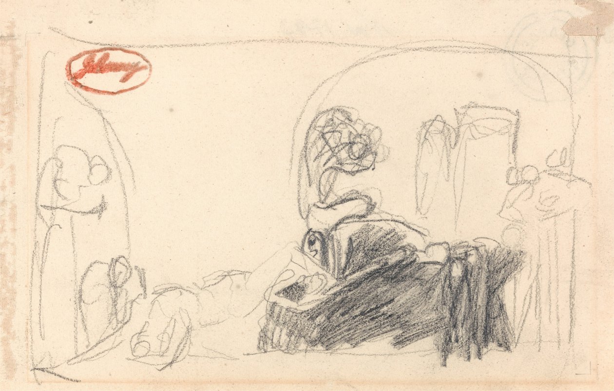 Scena di prigione da George Romney