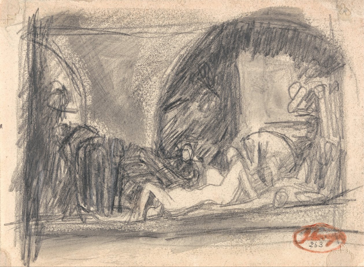 Scena di prigione da George Romney