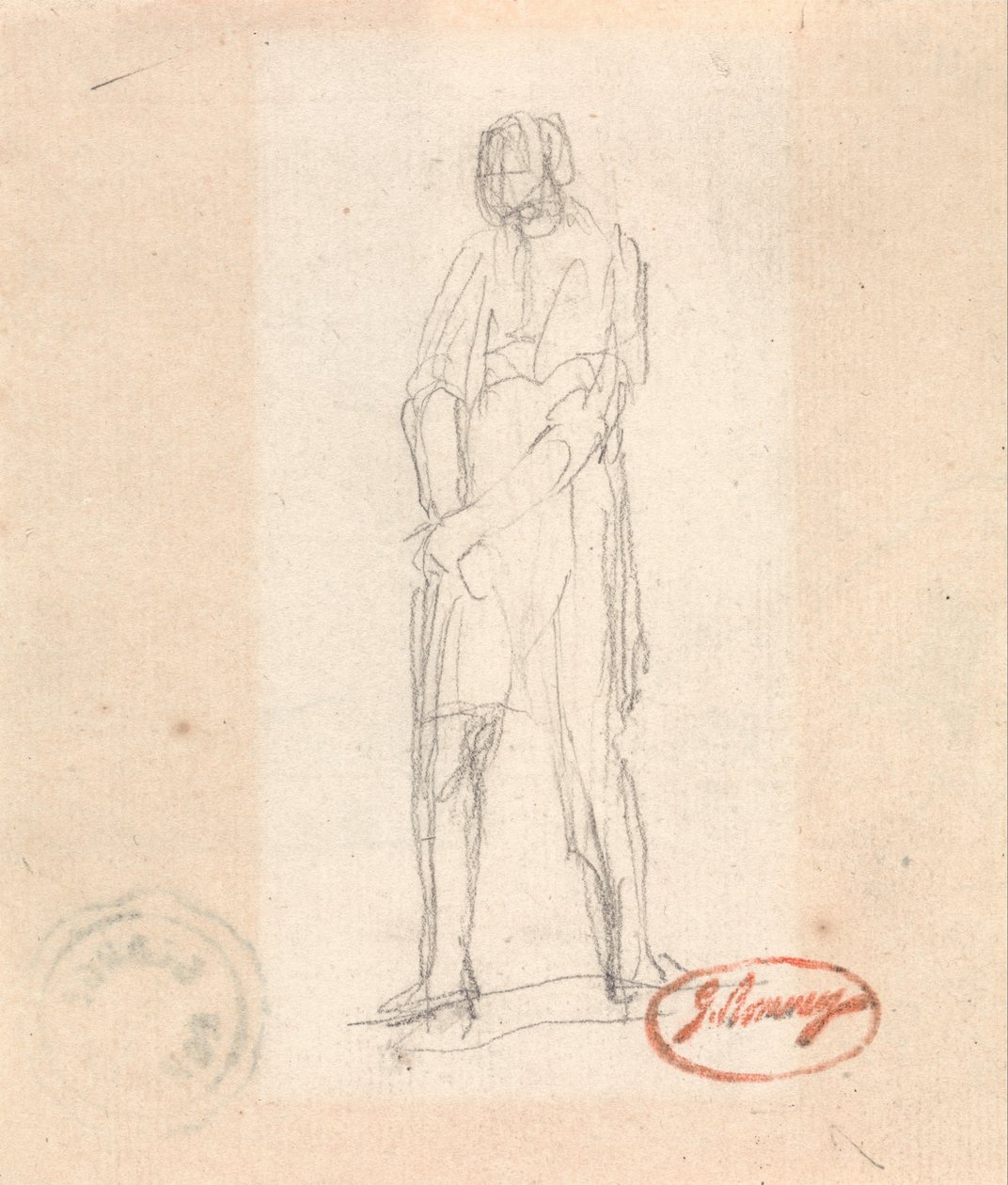 Figura in piedi da George Romney