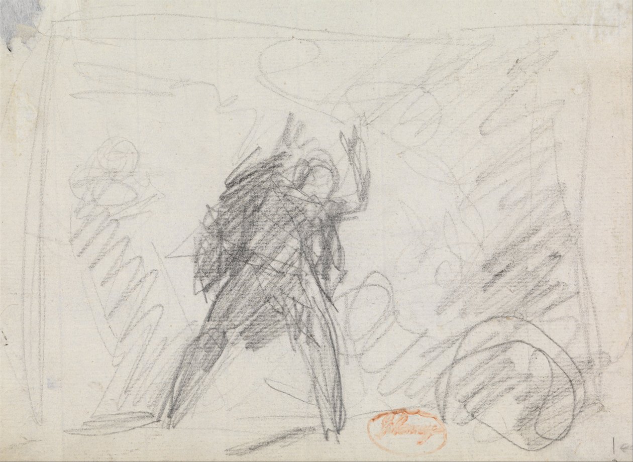 Studio di una figura in piedi da George Romney