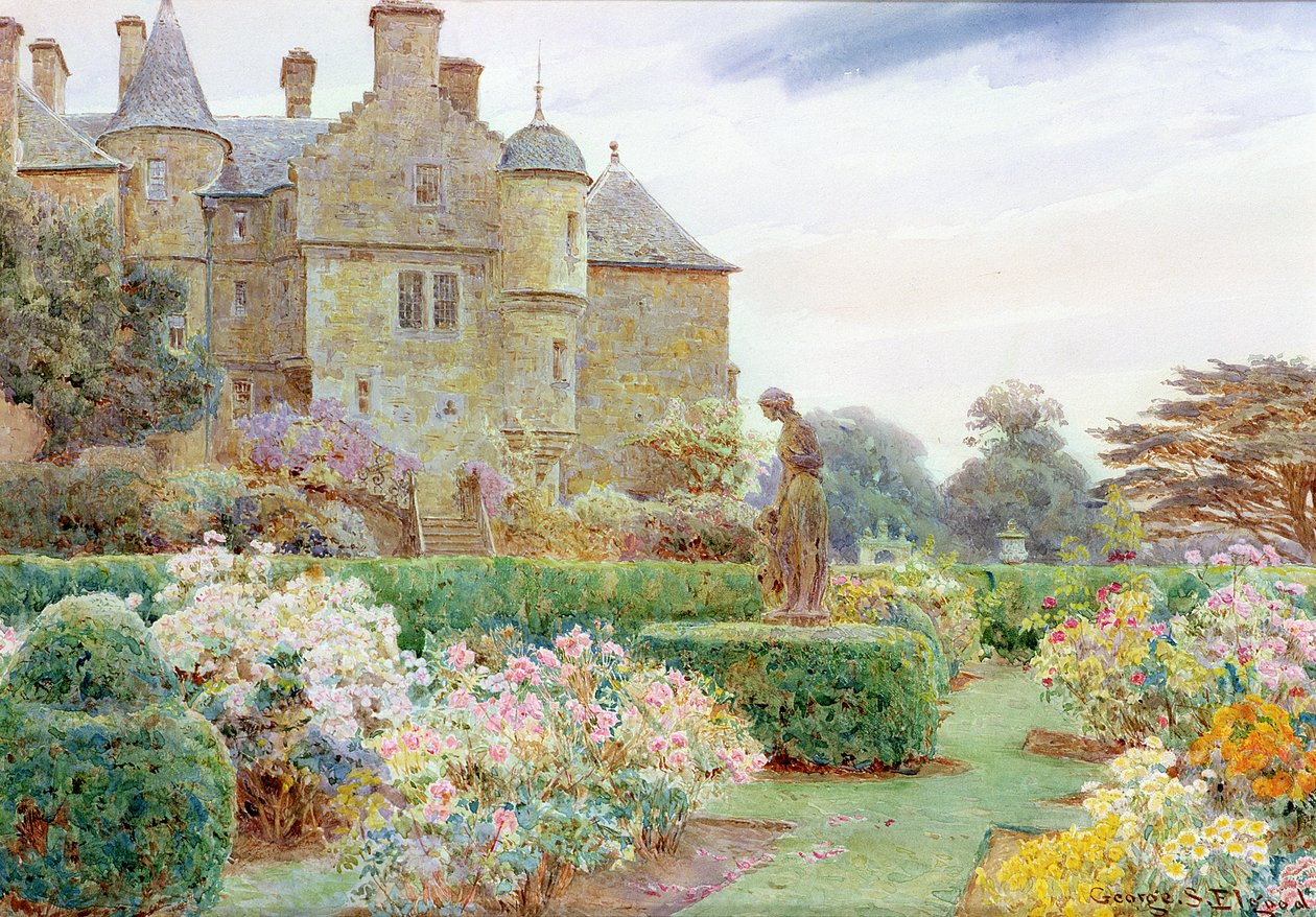 Il giardino delle rose, Balcaskie da George Samuel Elgood