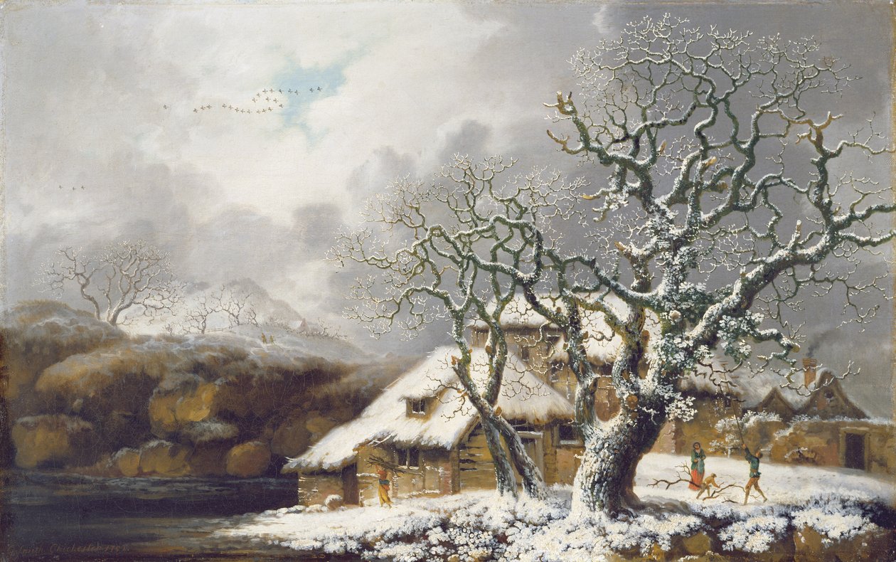 Paesaggio invernale, 1752 da George Smith