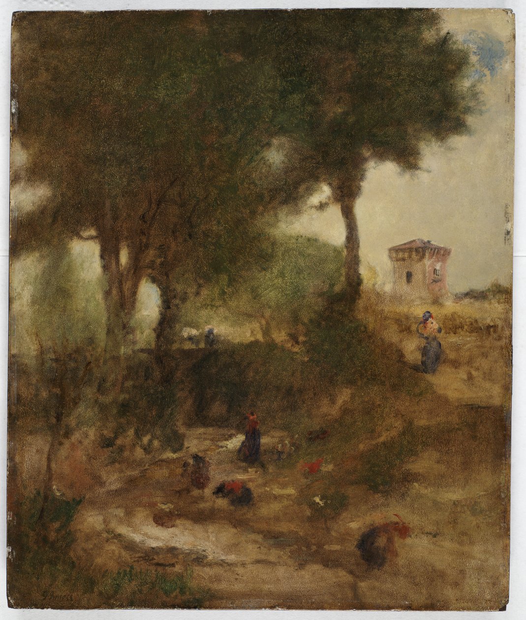 Schizzo per il giorno del bucato vicino a Perugia, 1873 da George Inness