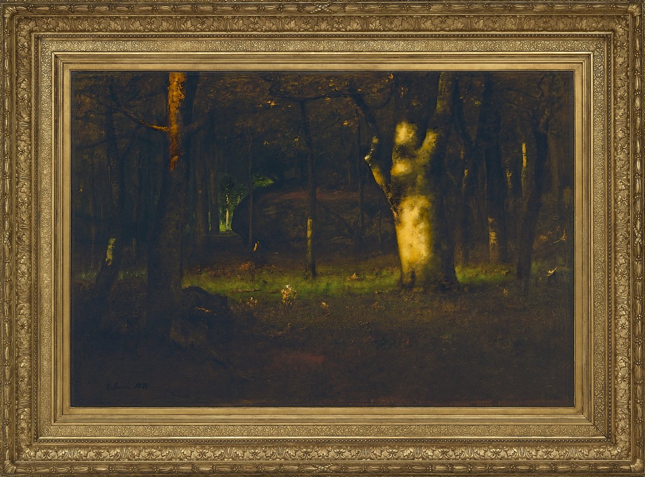 Tramonto nel bosco, 1891 da George Inness