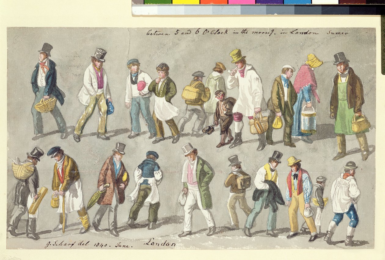 Tra le 5 e le 6 del mattino, 1840 da George Snr Scharf