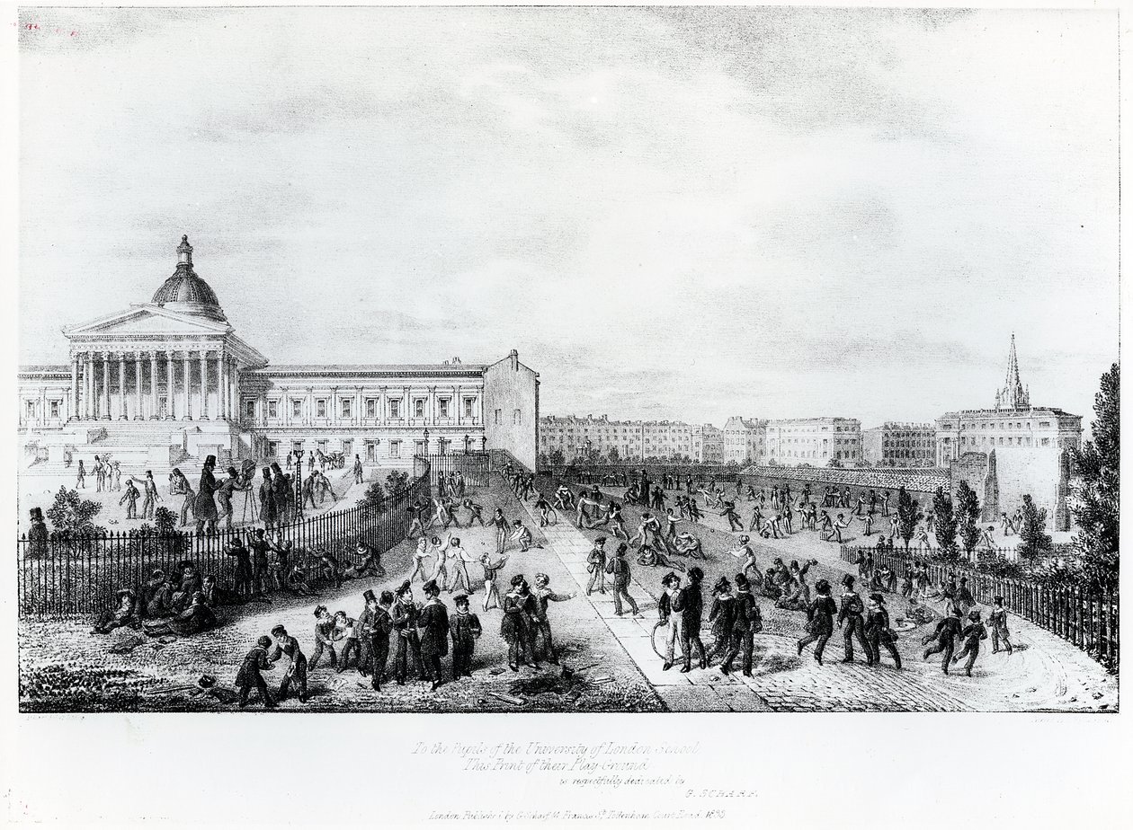 University College School, Londra, 1835 da George Snr Scharf