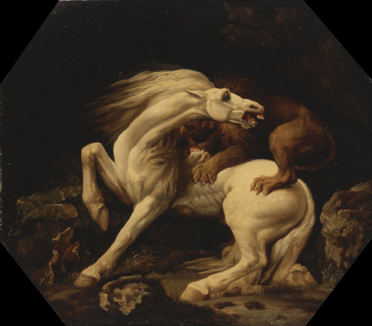 Cavallo attaccato da un leone (Episodio C) da George Stubbs
