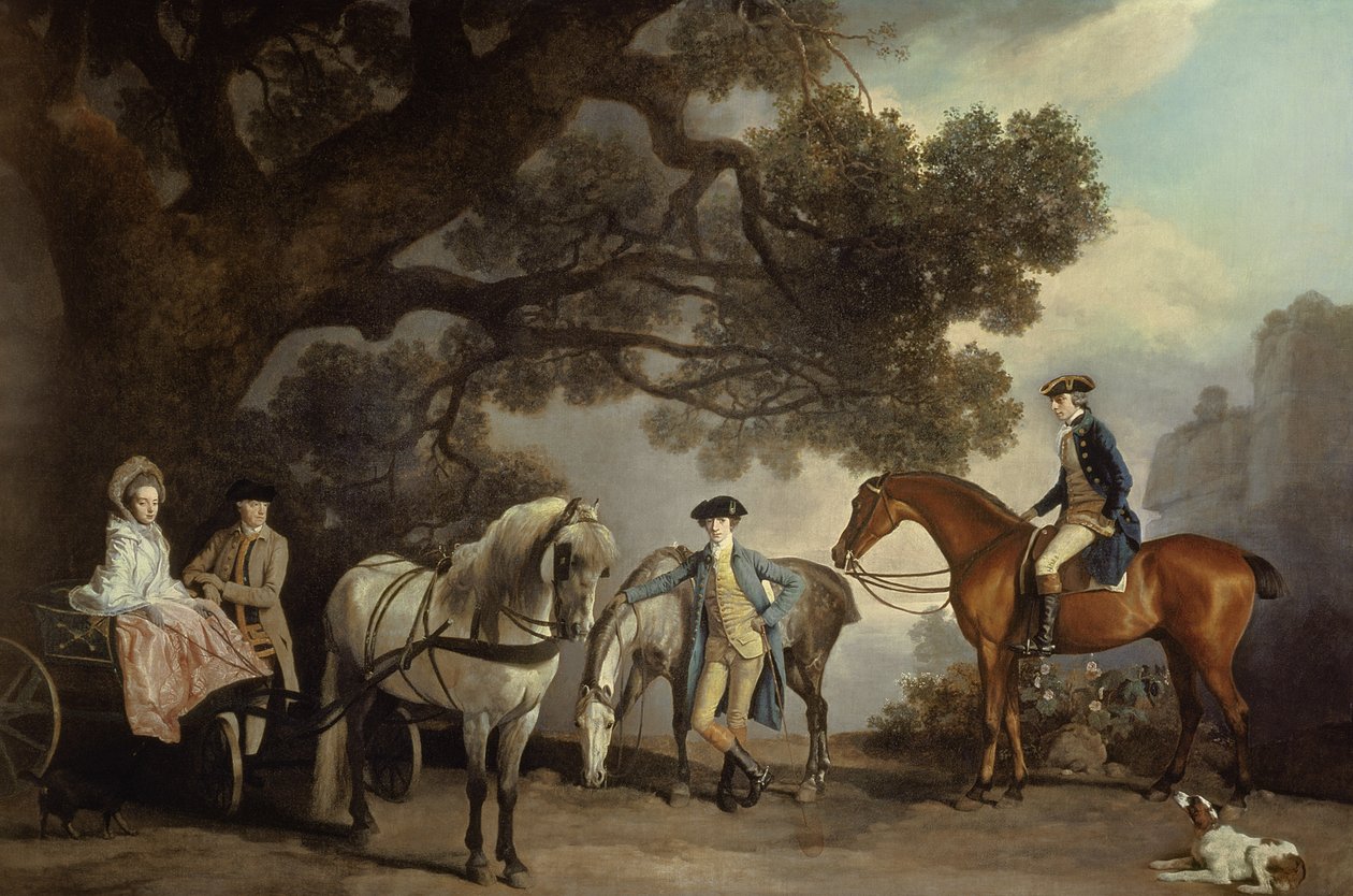 Famiglie Melbourne e Milbanke da George Stubbs