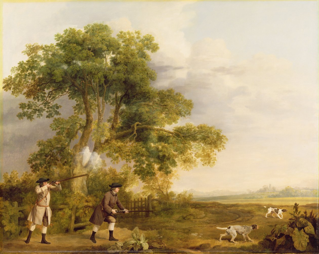 Due gentiluomini che sparano da George Stubbs