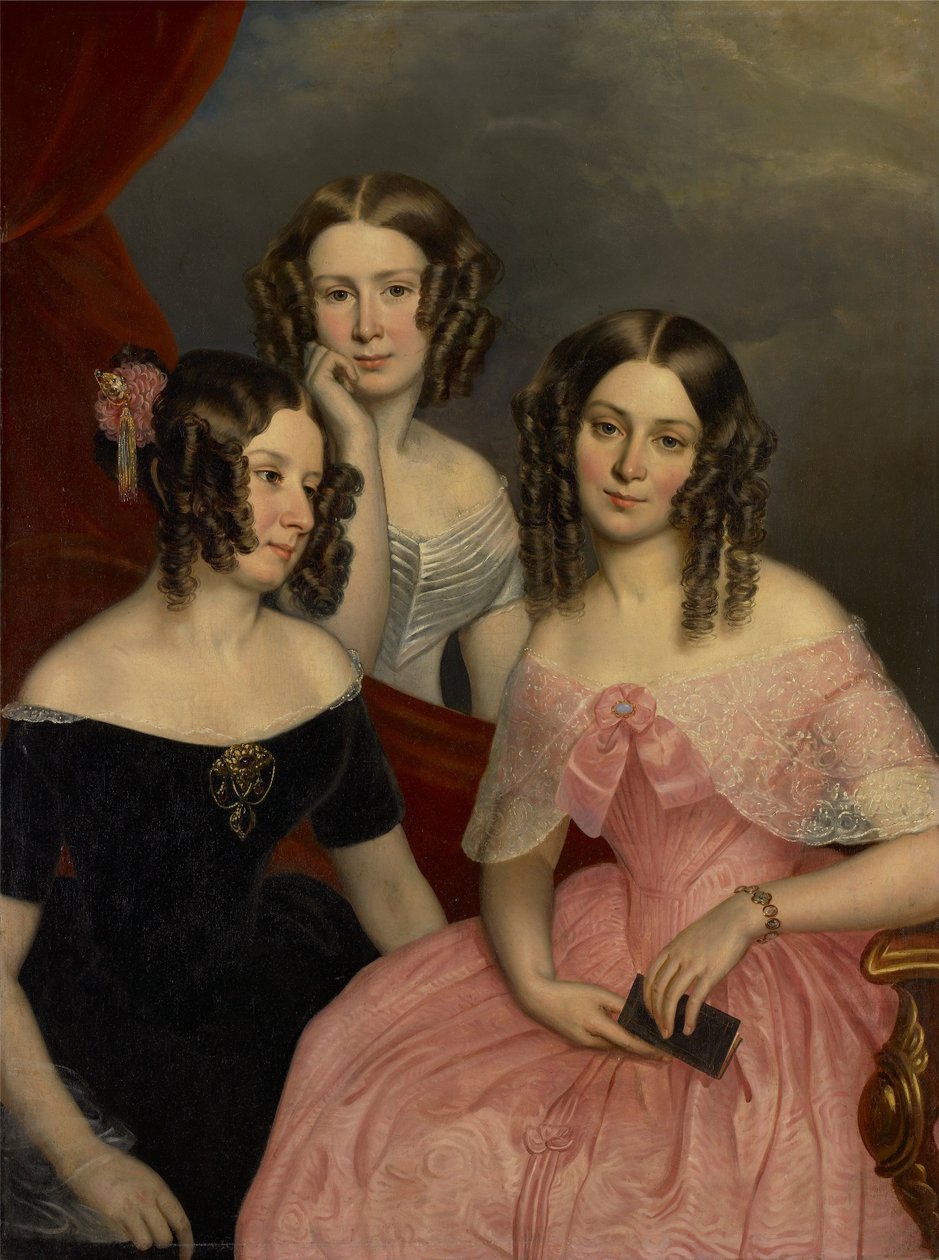 Le tre sorelle Robinson da George Theodore Berthon