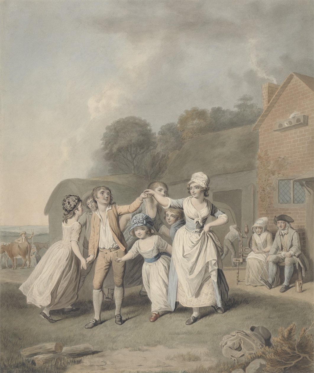 Bambini che ballano, 1798 da George Townley Stubbs