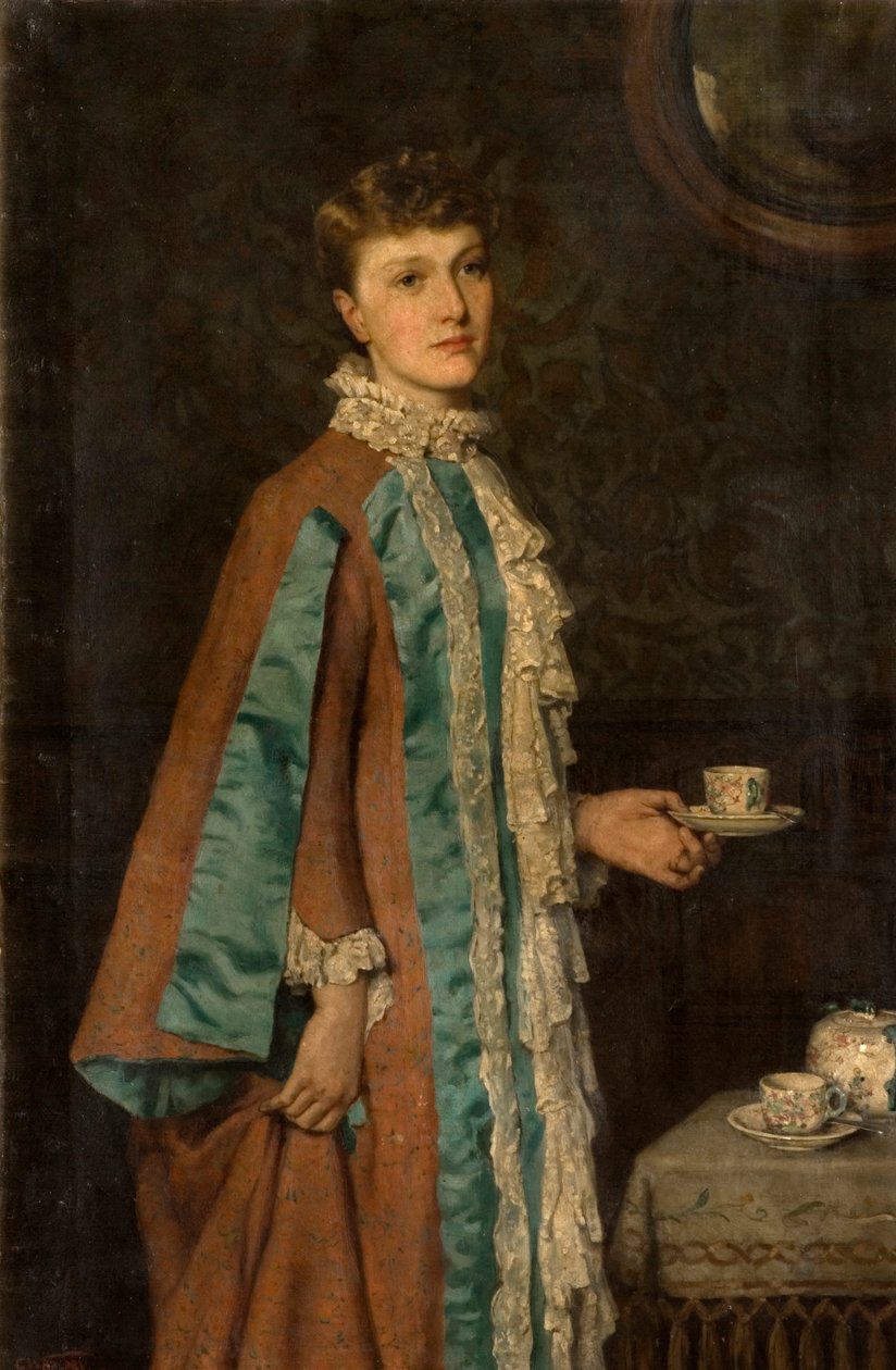 Ritratto della signora Clara Rowell, 1884 da George W. Baldry