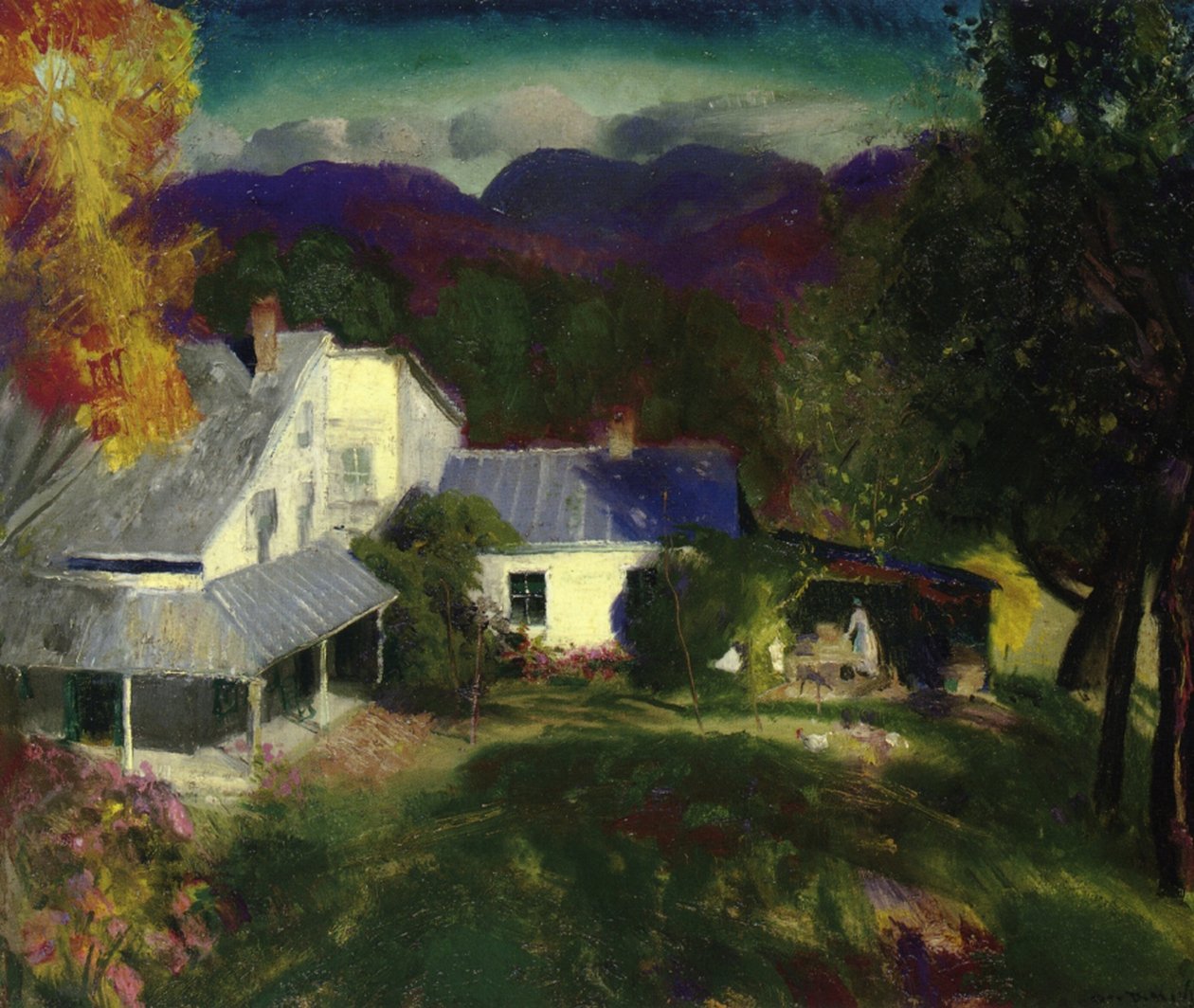 Una fattoria di montagna, 1920 da George Wesley Bellows