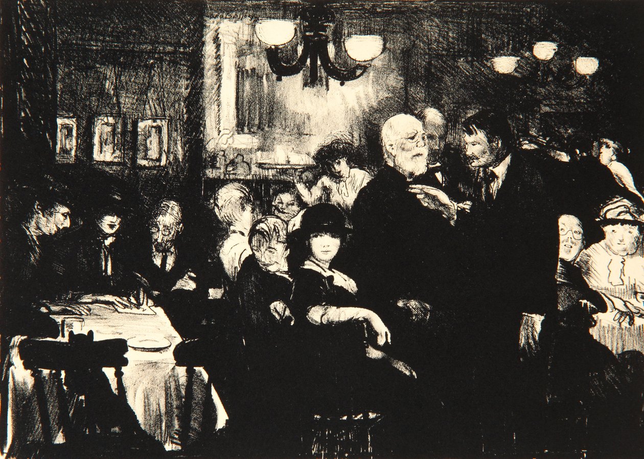 Serata degli artisti, 1916 da George Wesley Bellows
