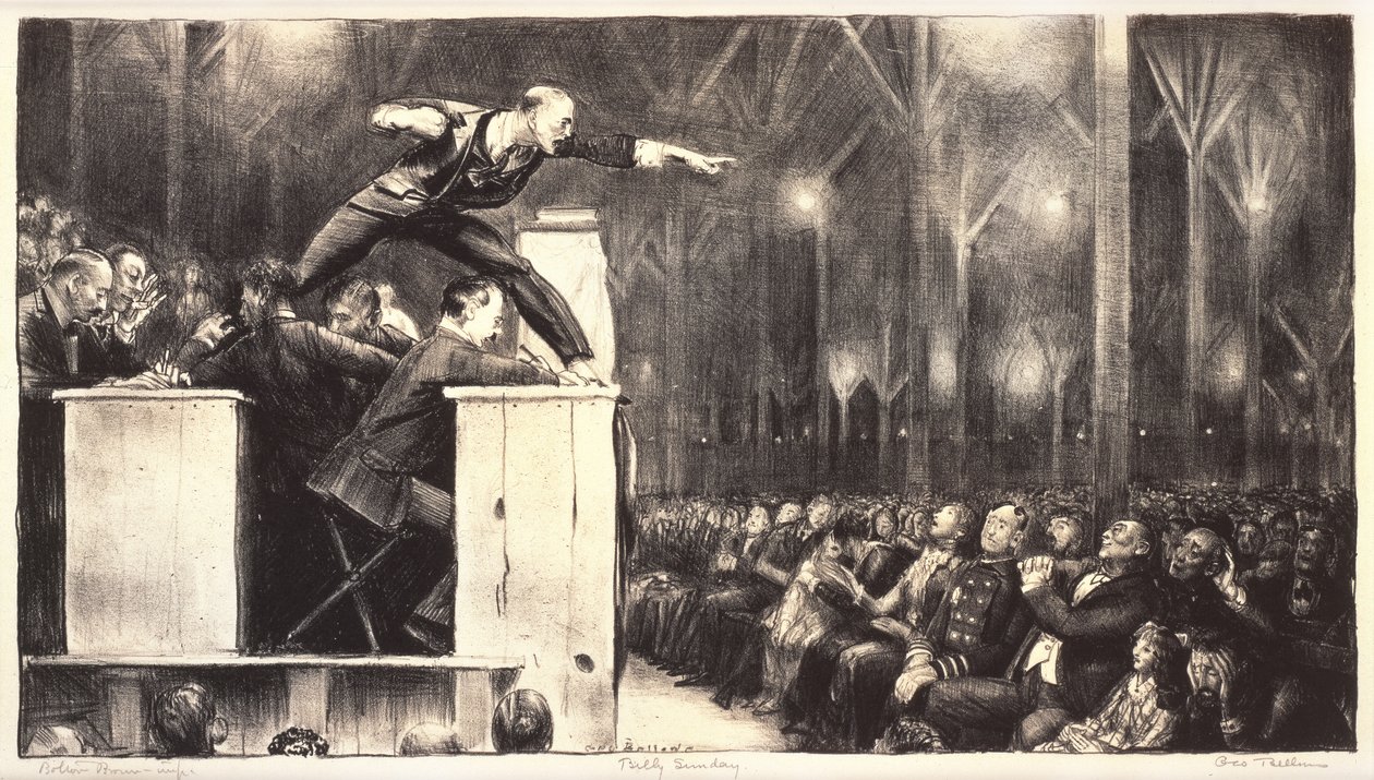 Billy Sunday, 1923 da George Wesley Bellows