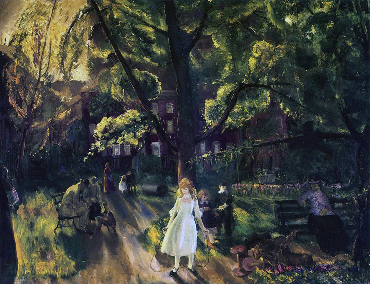 Gramercy Park da George Wesley Bellows