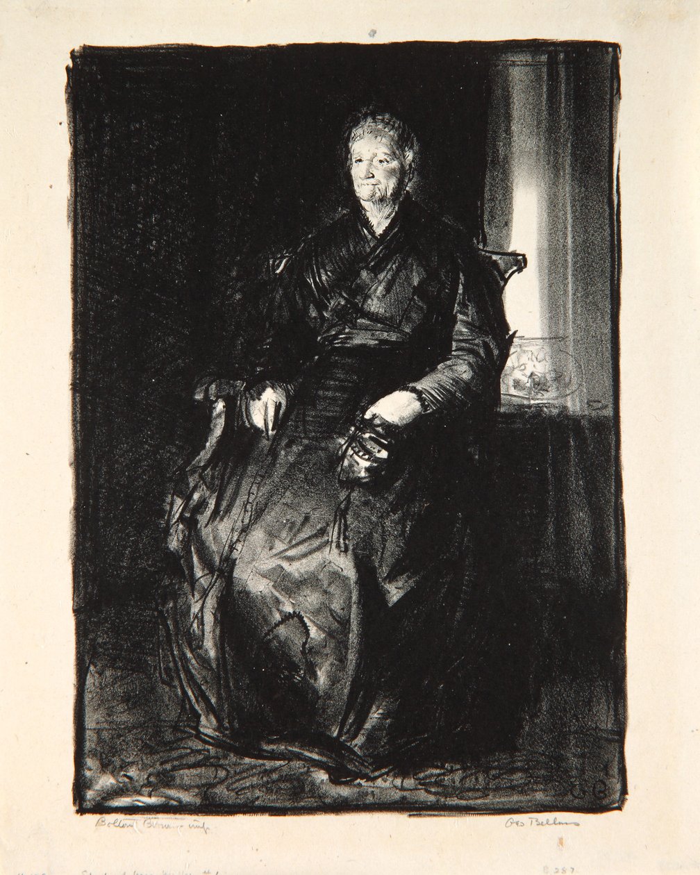 Studio di mia madre, 1921 da George Wesley Bellows