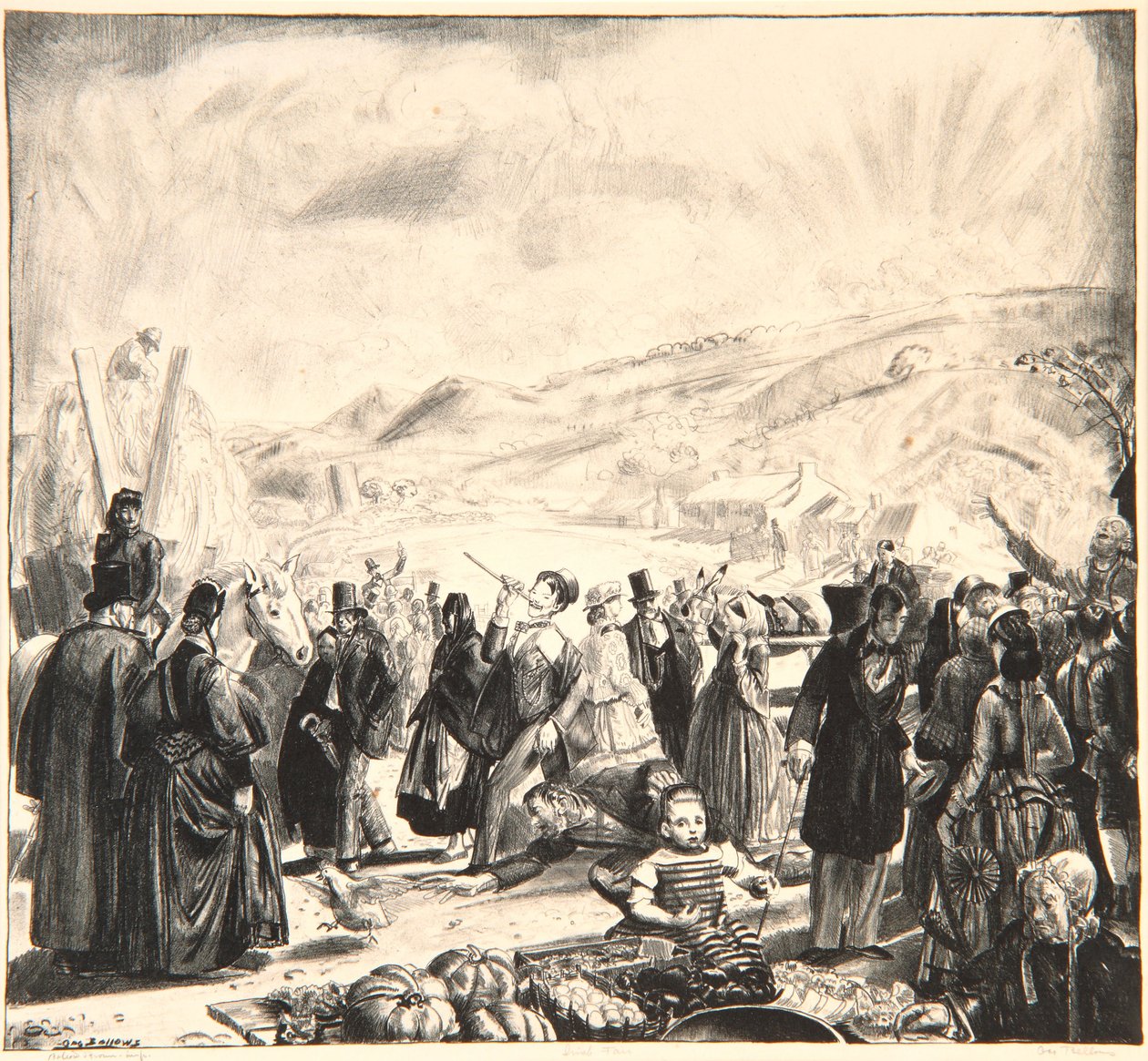 La fiera irlandese, 1923 da George Wesley Bellows