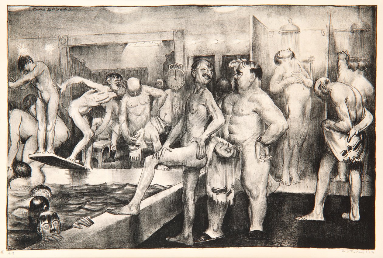 La Doccia, 1917 da George Wesley Bellows