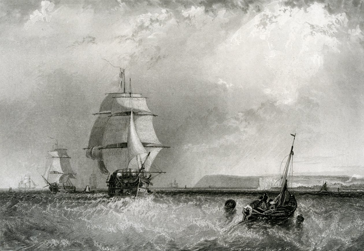 North Foreland (inciso da R. Brandard, 1834) da George the Elder Chambers