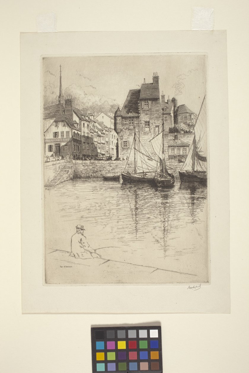 Porto di Honfleur da George Charles Aid