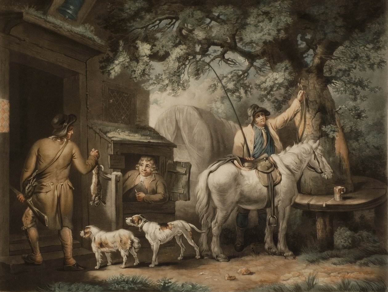 Il ritorno dello sportivo, inciso da William Ward da George (after) Morland