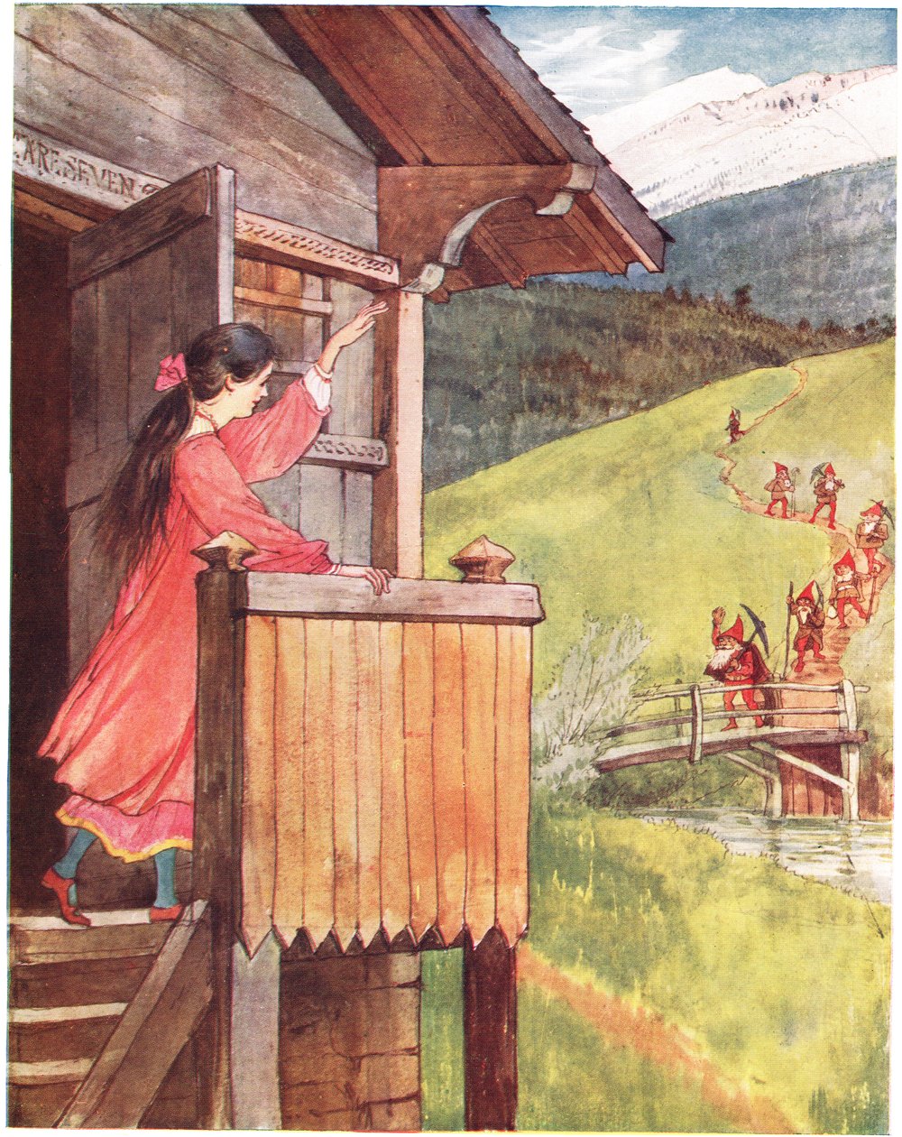 Biancaneve, illustrazione da 