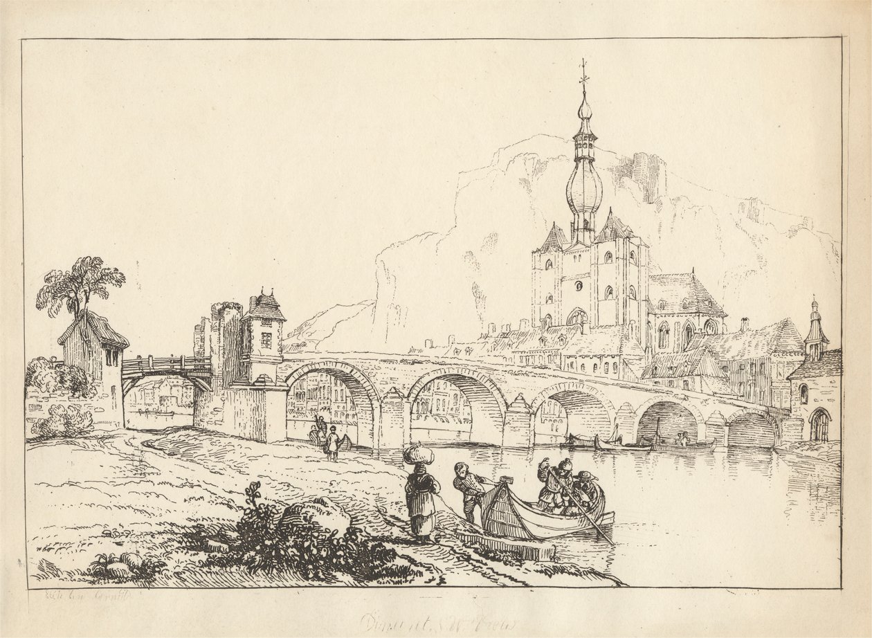 Dinant, No. 1: Vista sud-ovest da George Arnald