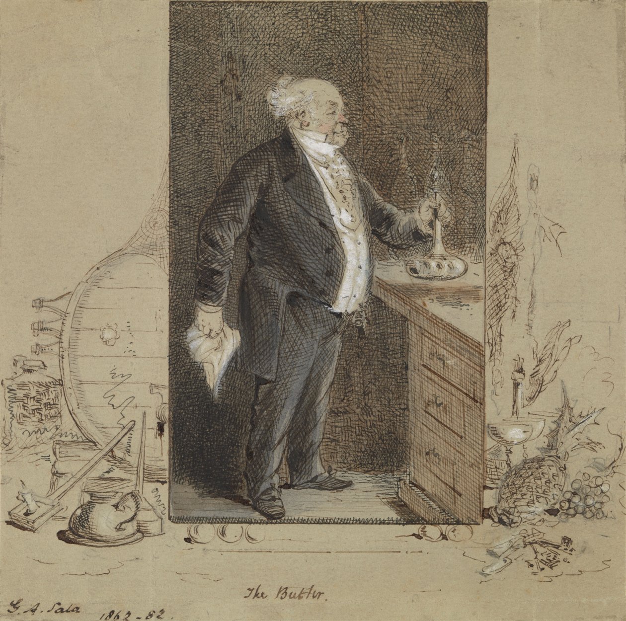Il maggiordomo da George Augustus Sala