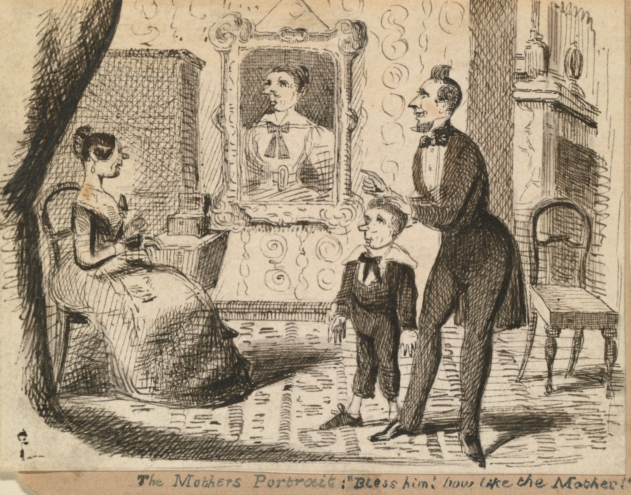 Il ritratto della madre da George Augustus Sala