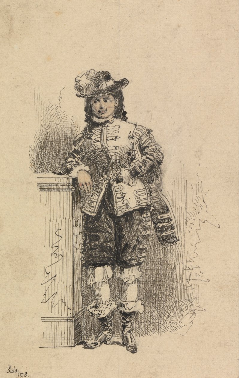 Giovane cavaliere da George Augustus Sala