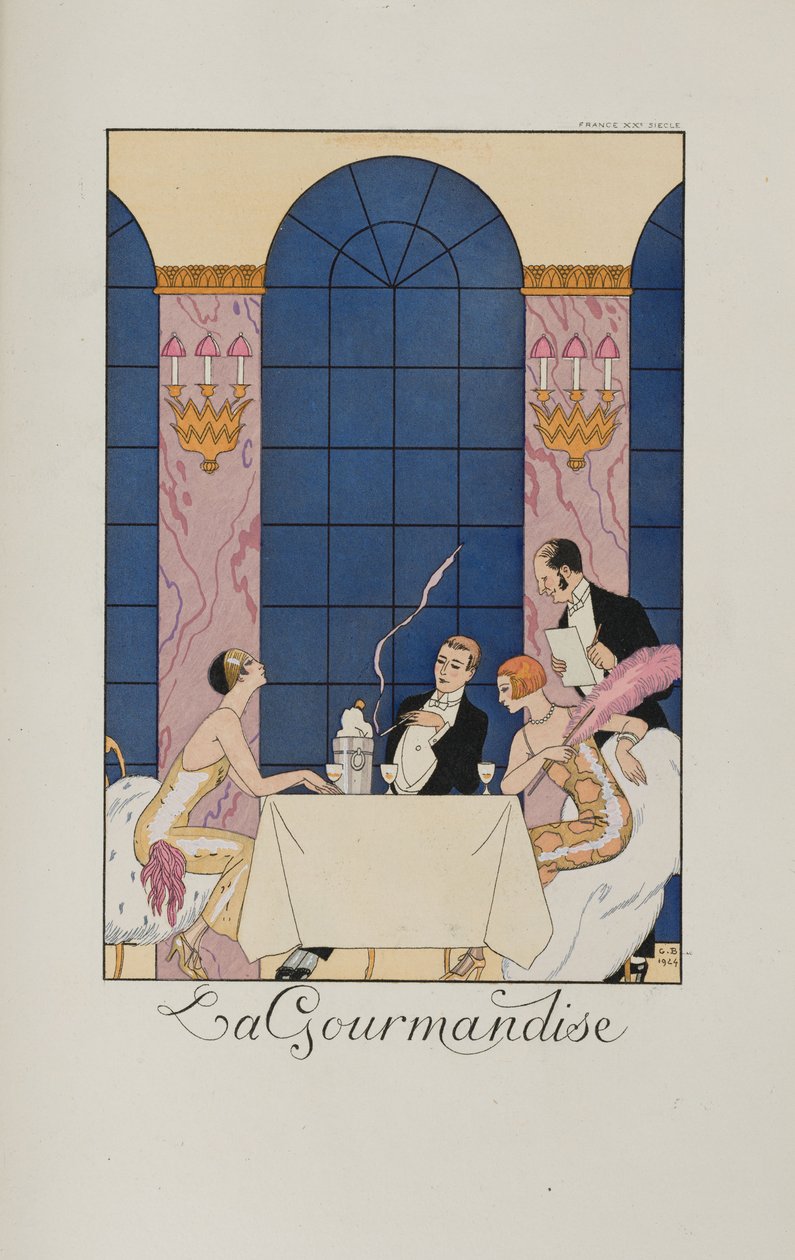 Falbalas et fanfreluches: La Gourmandise da George Barbier