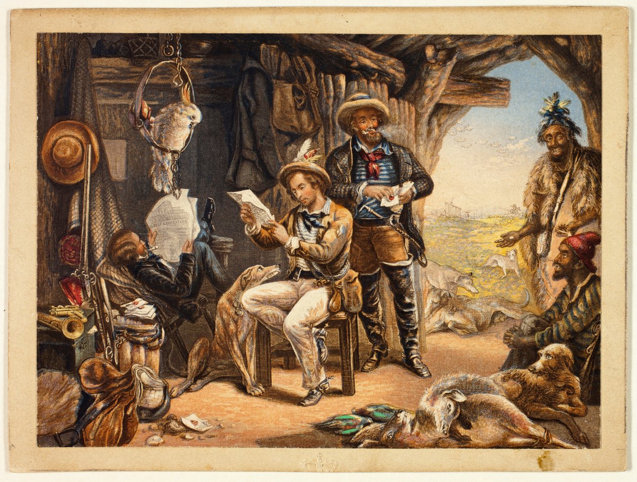 Australia, notizie da casa da George Baxter