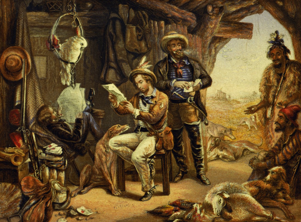 Australia: Notizie da casa da George Baxter