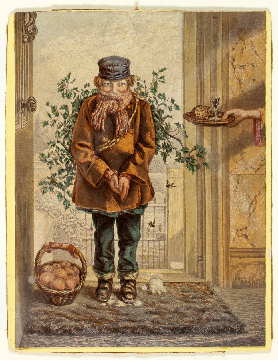 Il periodo natalizio da George Baxter