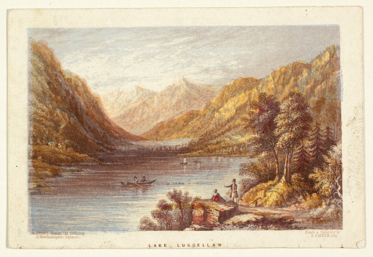 Lago Luggellaw da George Baxter