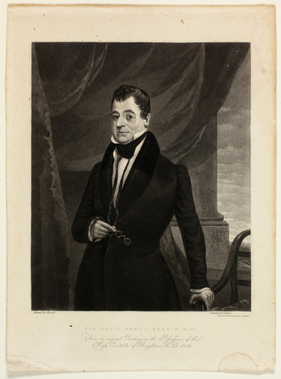 Sir David Scott, Bart., K.G.H. da George Baxter