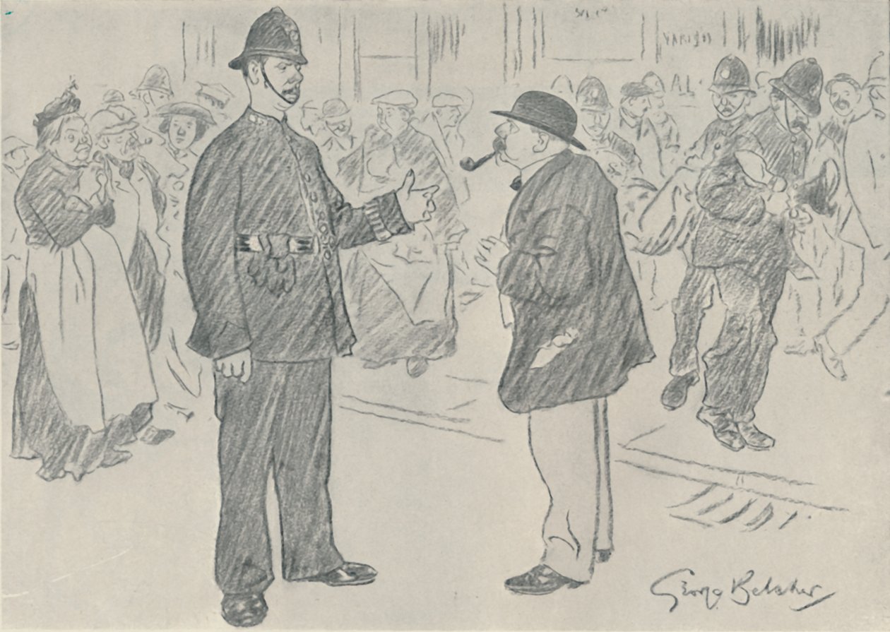 Polizia e Popolo, 1920 da George Belcher