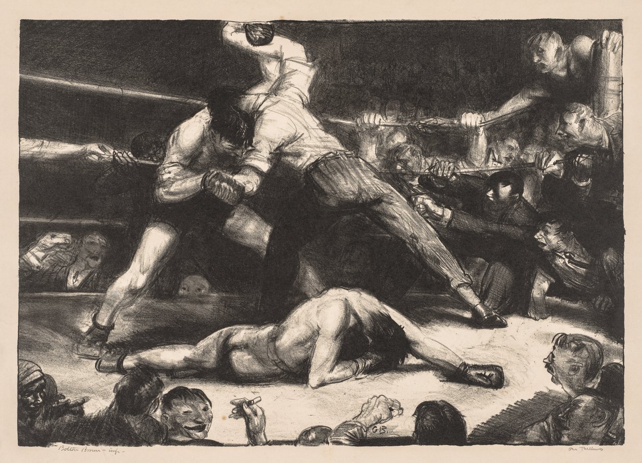 Un colpo da KO da George Bellows