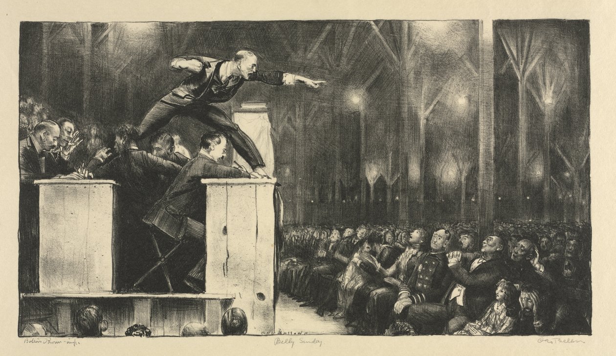Billy Sunday da George Bellows